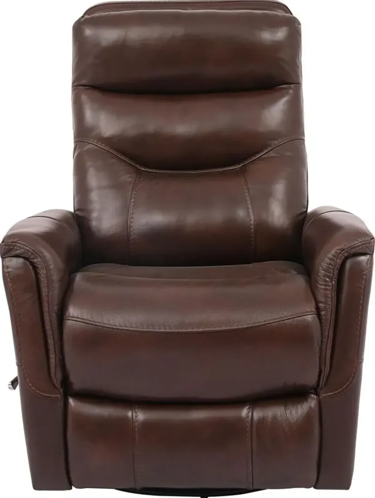 Parker HouseÂ® Gemini Robust Manual Leather Swivel Glider Recliner