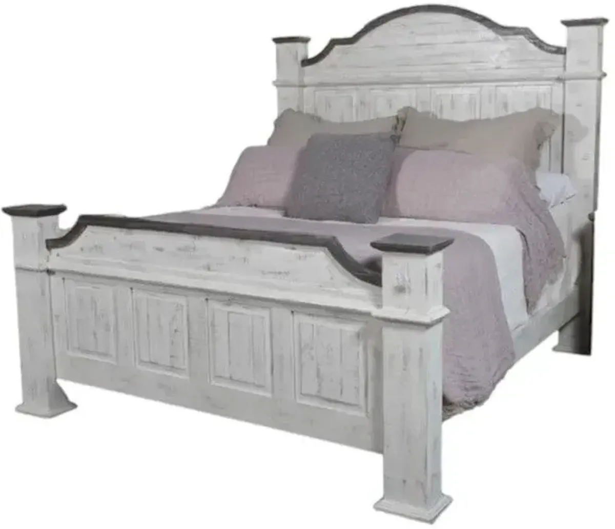 Vintage Furniture Hulk 4 Piece Two-Tone King Bedroom Set