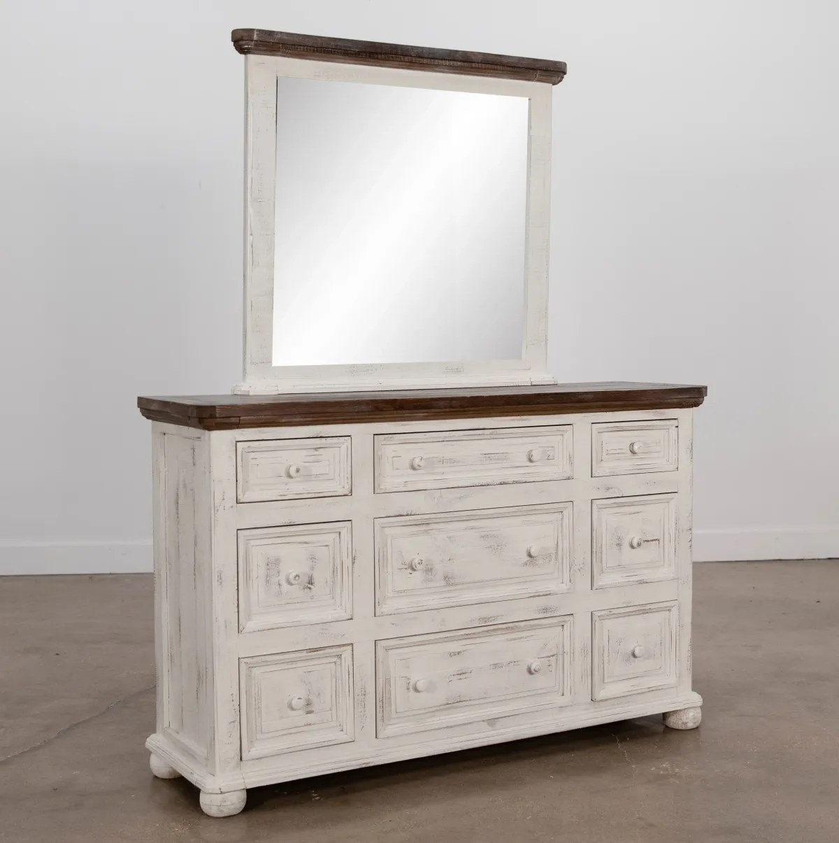 Vintage Furniture Allie Nero White/Ashe Youth Dresser