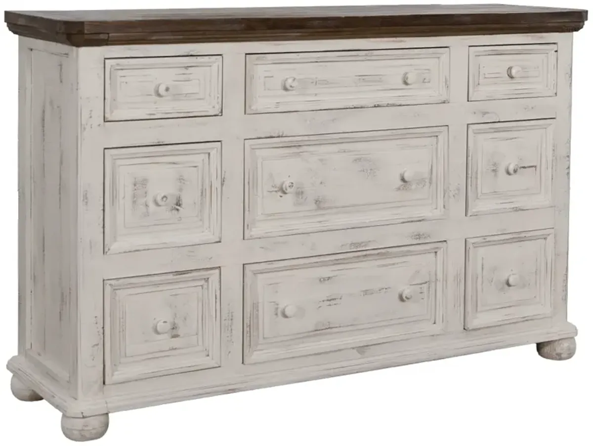 Vintage Furniture Allie Nero White/Ashe Youth Dresser