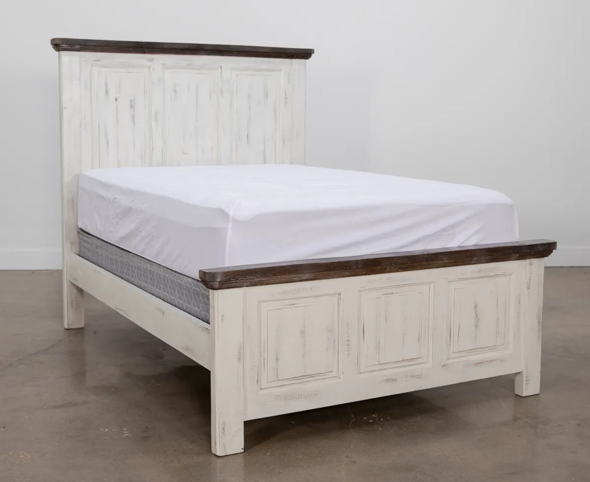 Vintage Furniture Allie Two Toned 3 Piece Full Bedroom Set