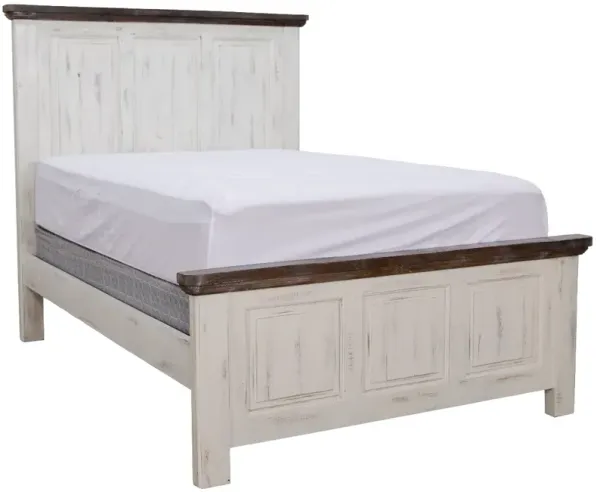 Vintage Furniture Allie Two Toned Full Panel Bed