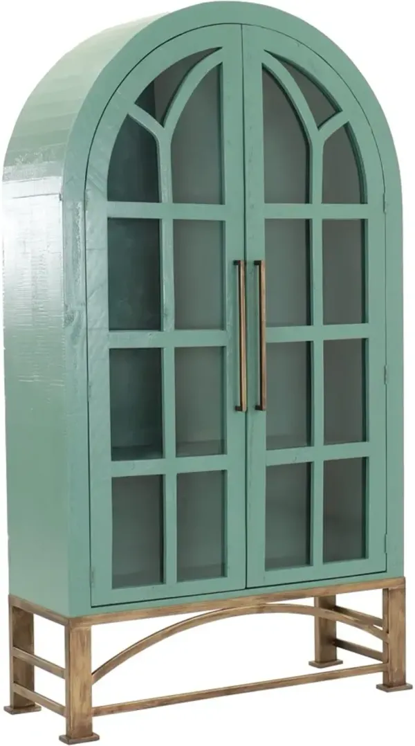 Vintage Furniture Arizona Green Vitrine