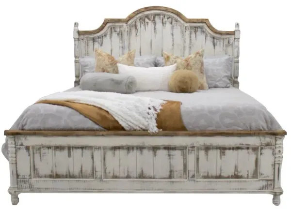 Vintage Furniture Clarice King Panel Bed