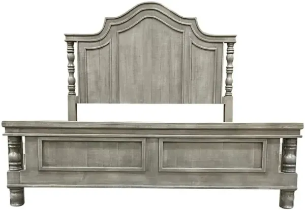 Vintage Furniture Faith Dove Gray Queen Bed