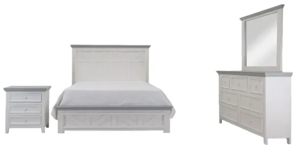 Vintage Furniture Privet 4-Piece Queen Bedroom Set