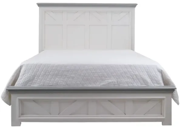 Vintage Furniture Privet Queen Panel Bed