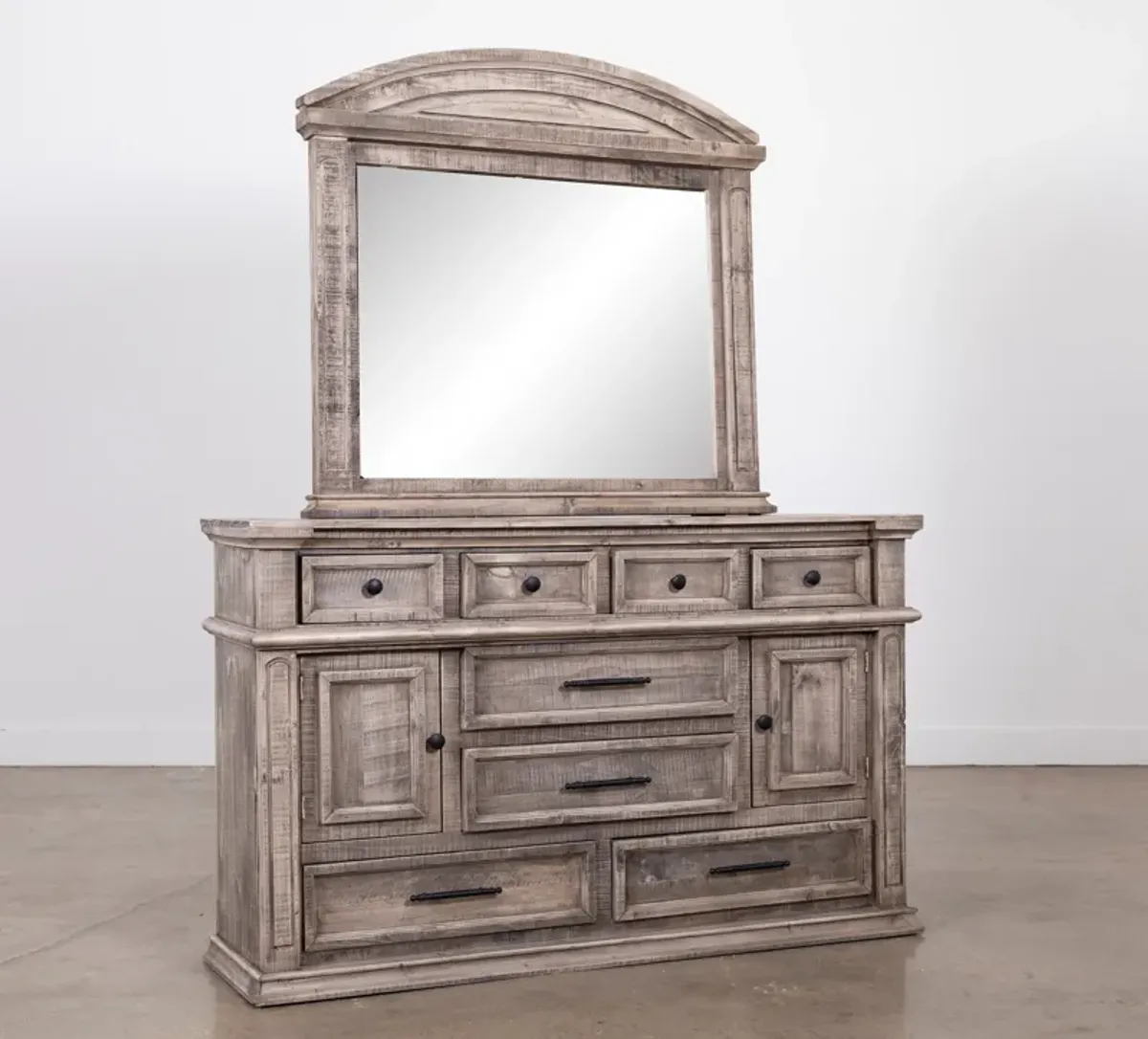 Vintage Furniture Vienna Sandstone 4 Piece King Bedroom Set