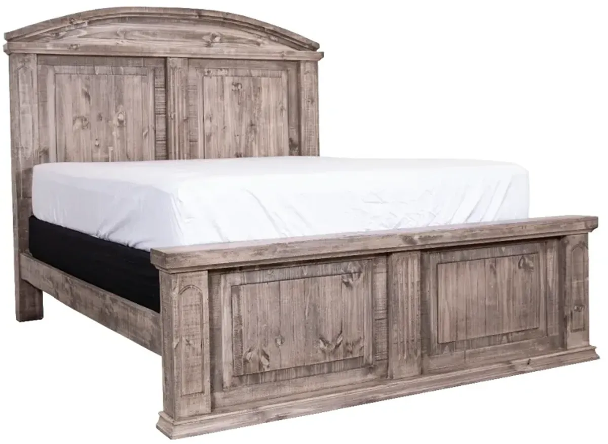 Vintage Furniture Vienna Sandstone King Panel Bed