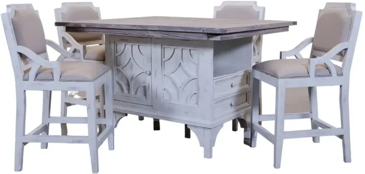 Vintage Furniture Westgate 5 Piece Pub Table Set