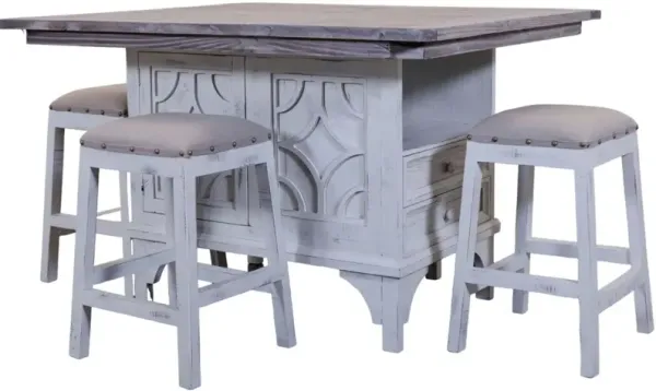 Vintage Furniture Westgate 5 Piece Pub Table Set