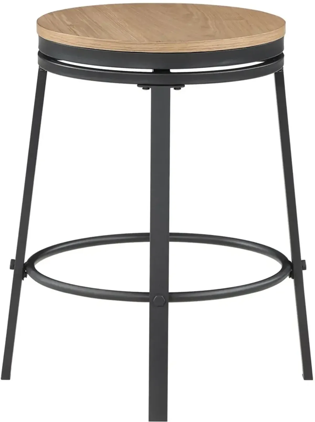 Steve Silver Co. Magnolia Black 24" Swivel Counter Stool