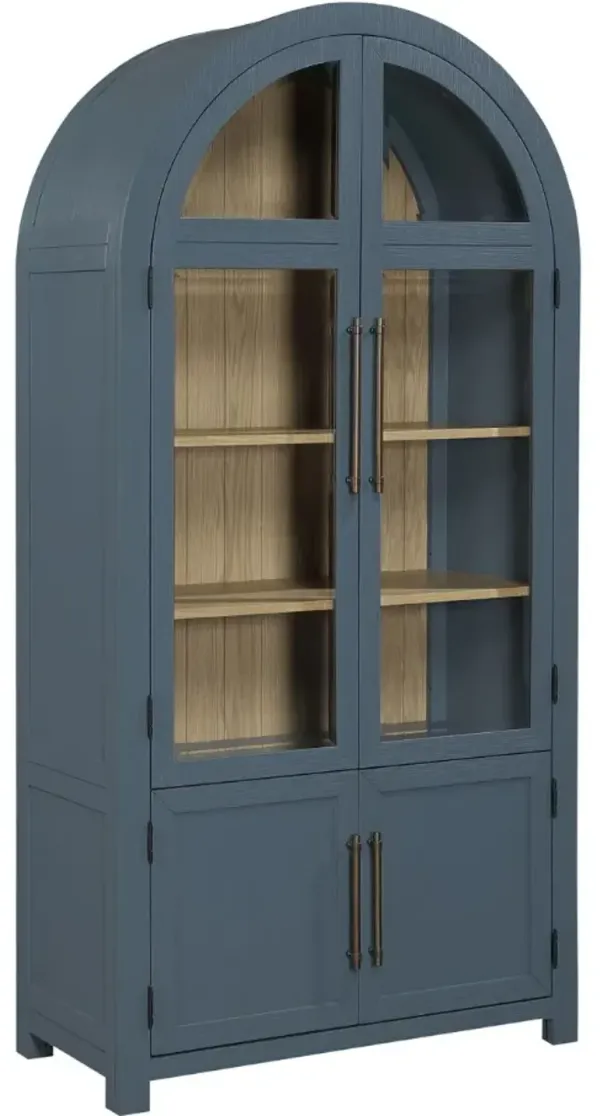 Steve Silver Co. Magnolia Dusty Blue Curio