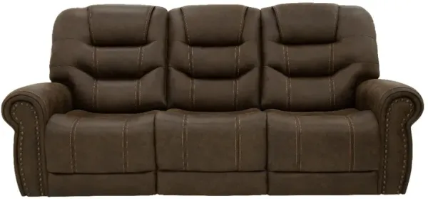 Moto Motion 125 Walnut Media Power Reclining Sofa