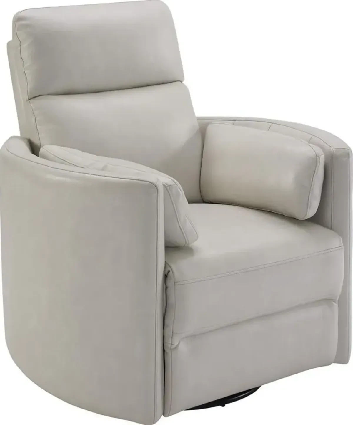 Parker HouseÂ® Radius Florence Ivory Leather Power Cordless Swivel Glider Recliner