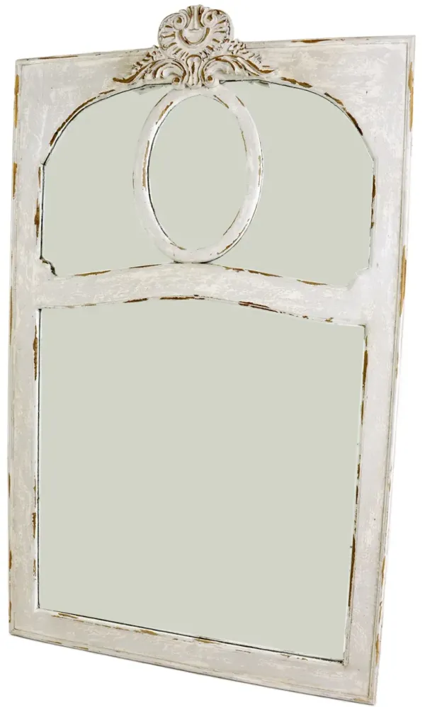 Zeugma Imports Trumeau Green Wall Mirror