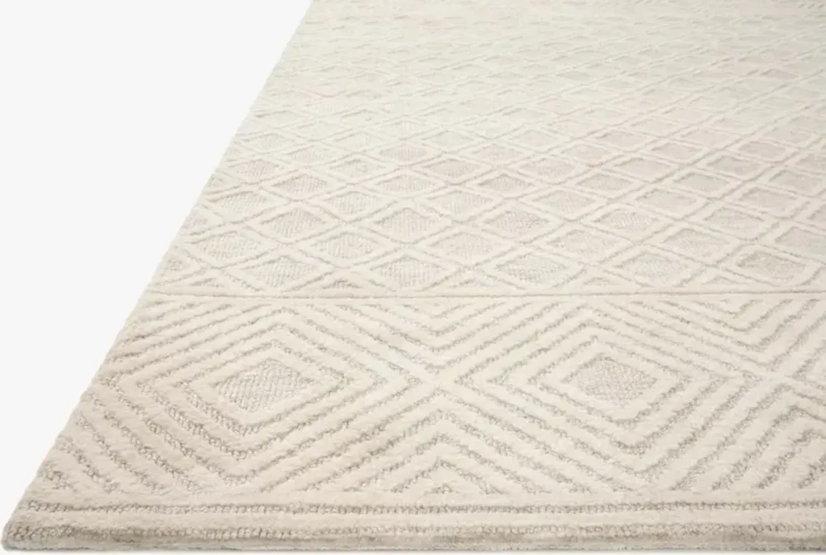 Loloi II Neda Ivory/Natural 9'x12' Area Rug