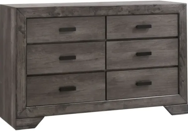 Elements International Nathan Gray Oak Dresser