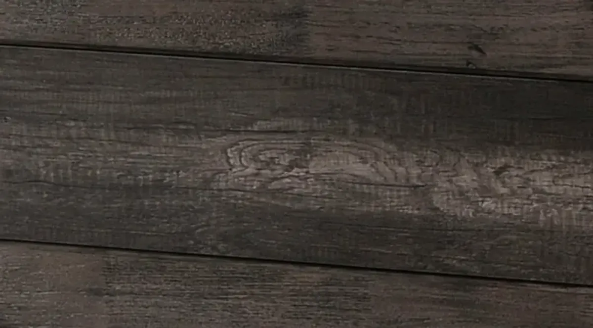 Elements International Nathan Gray Oak Full Bed