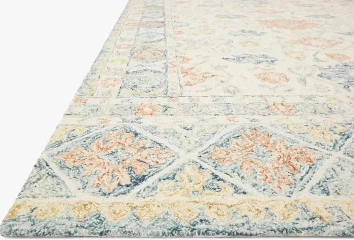 Loloi Norabel Ivory/Multi 5'x8' Rug