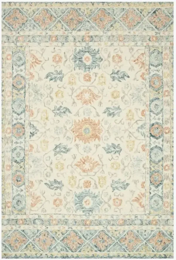 Loloi Norabel Ivory/Multi 5'x8' Rug