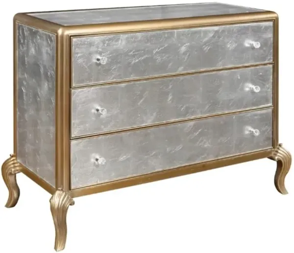 Pulaski Accents Champagne Silver/Gold 3-Drawer Chest
