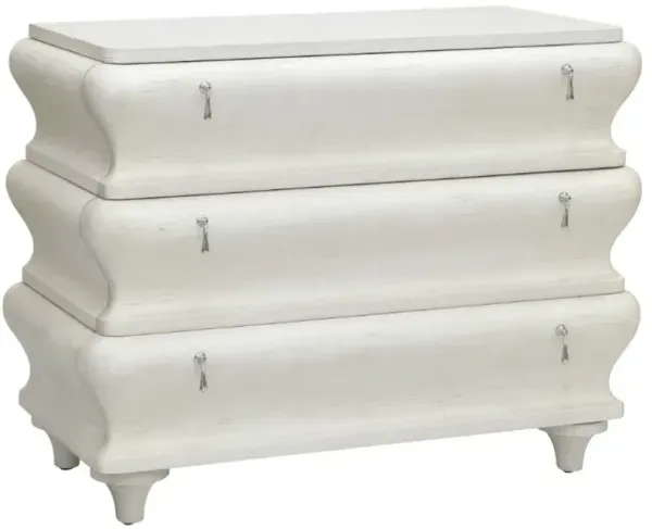 Pulaski Accents White Distressed 3-Drawer Chest