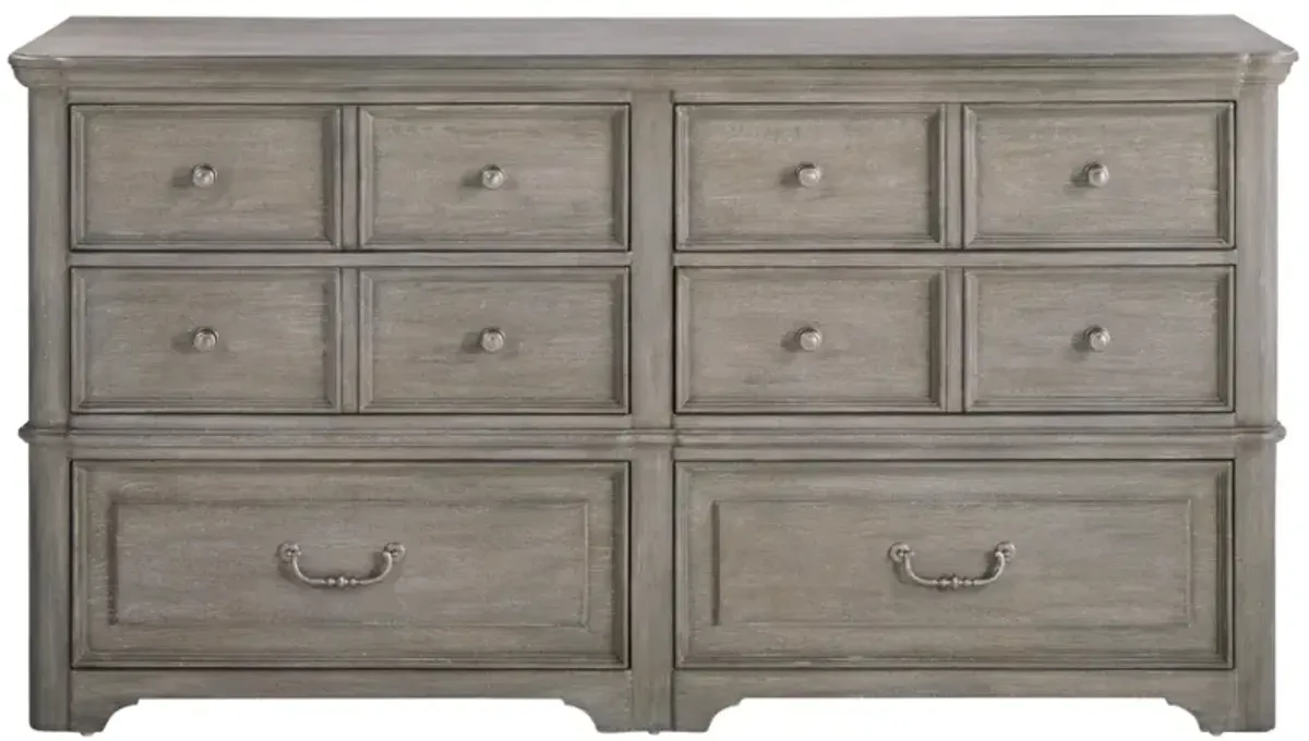 Pulaski Abbotts Glen Windmill Gray 6-Drawer Dresser