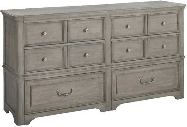 Pulaski Abbotts Glen Windmill Gray 6-Drawer Dresser