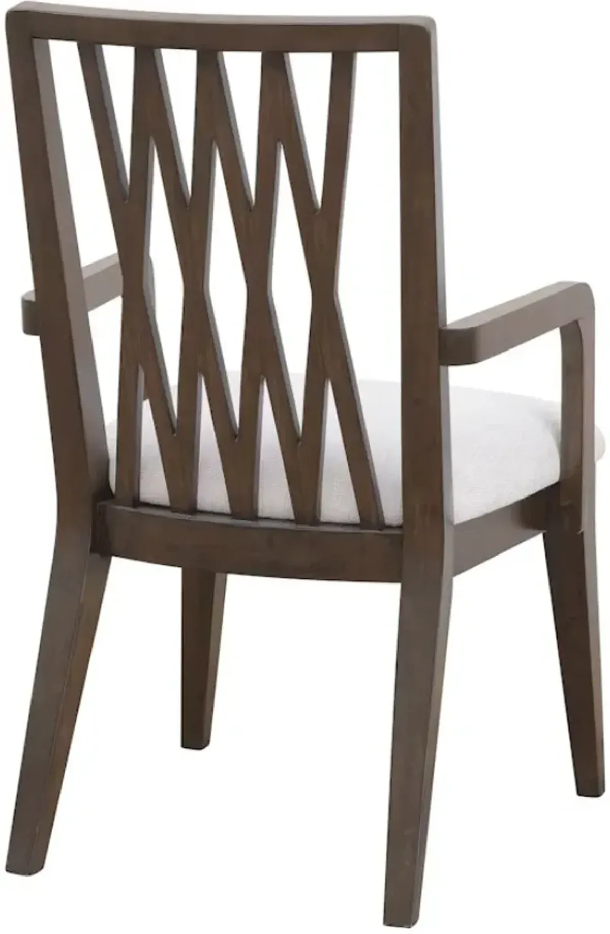 Pulaski Asher Park Beige/Piano Brown Dining Arm Chair