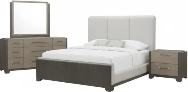 Pulaski Anderson Park 4-Piece Frontier Brown/Moose Trail Queen Bedroom Set