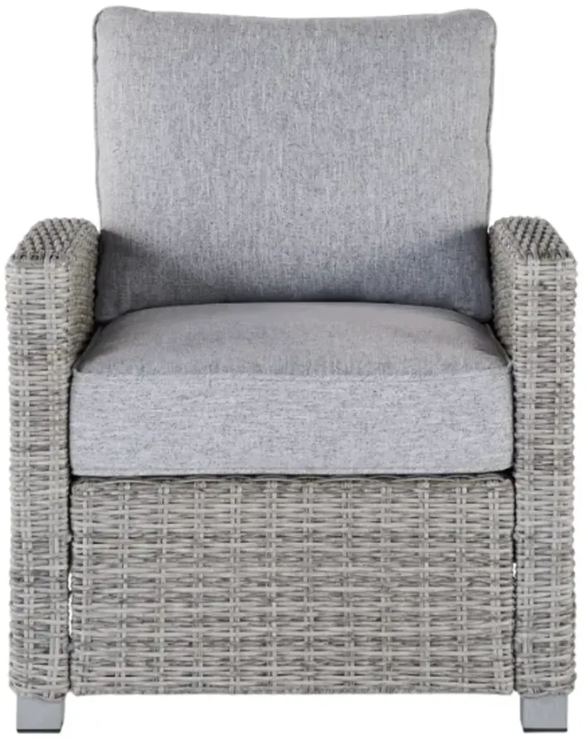 Signature Design by AshleyÂ® Naples Beach Light Gray Fabric/Resin Outdoor Lounge Chair