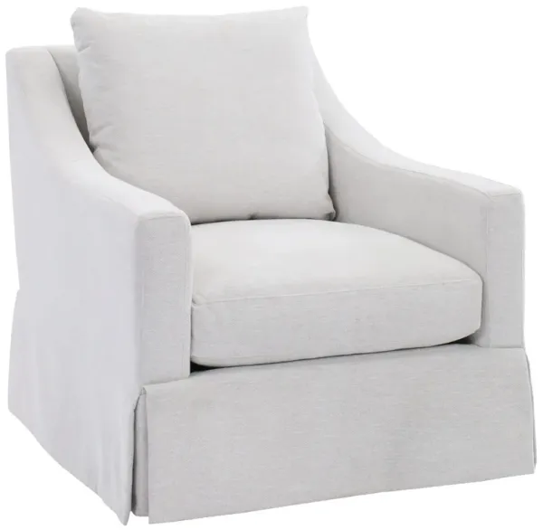 Bernhardt Grace Cream Swivel Chair