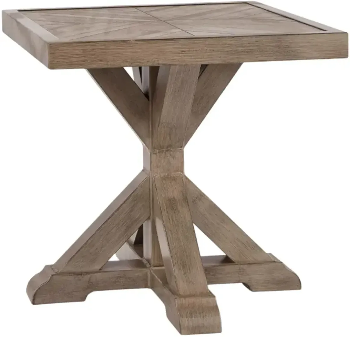 Signature Design by AshleyÂ® Beachcroft Beige Outdoor Square End Table