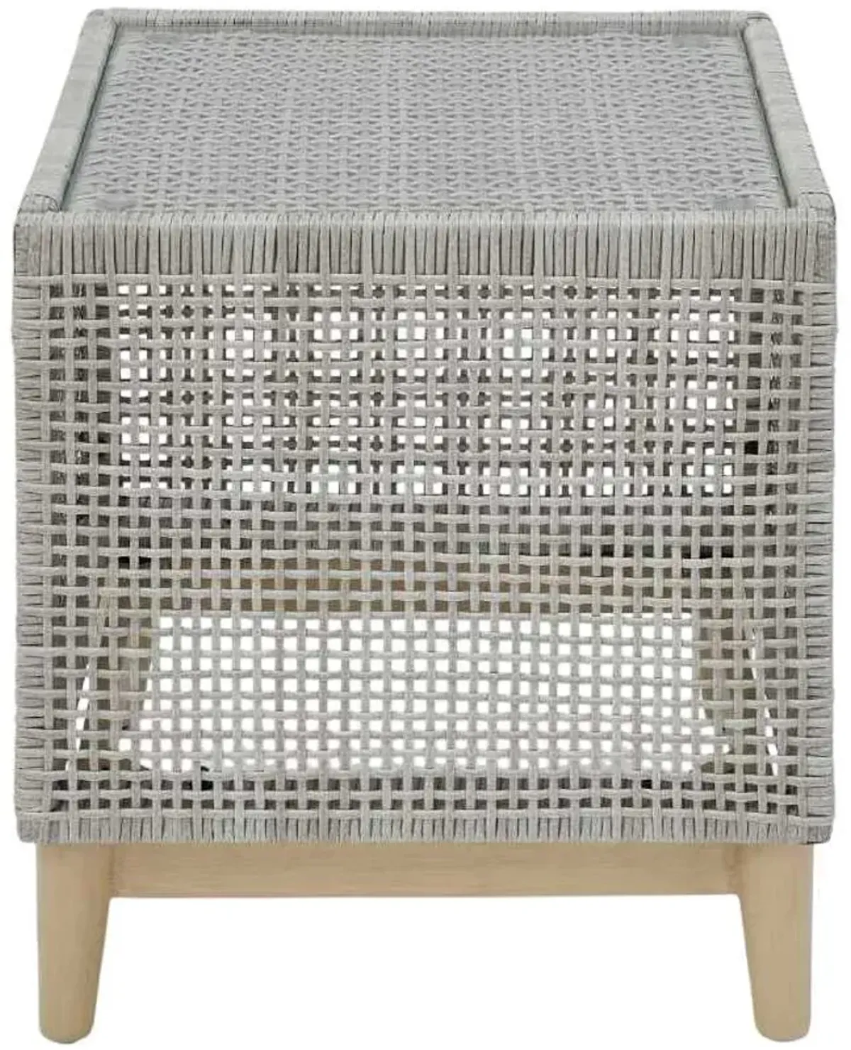 Signature Design by AshleyÂ® Seton Creek Gray Aluminum/Resin Outdoor End Table