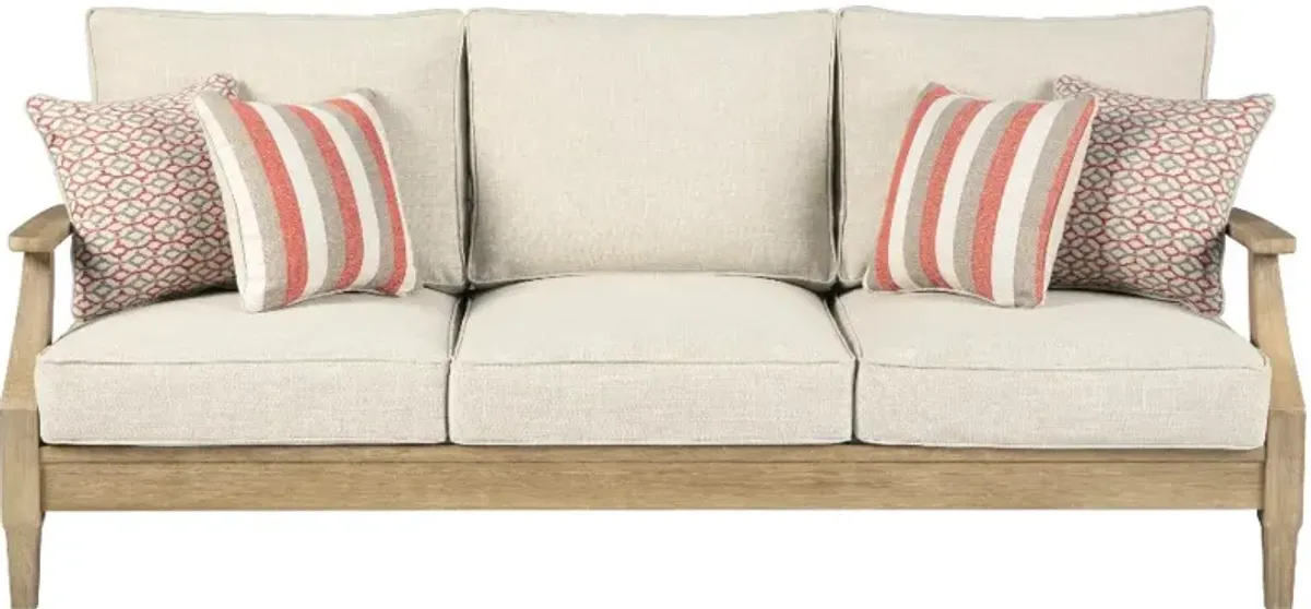 Signature Design by AshleyÂ® Clare View Beige Sofa with Cushion