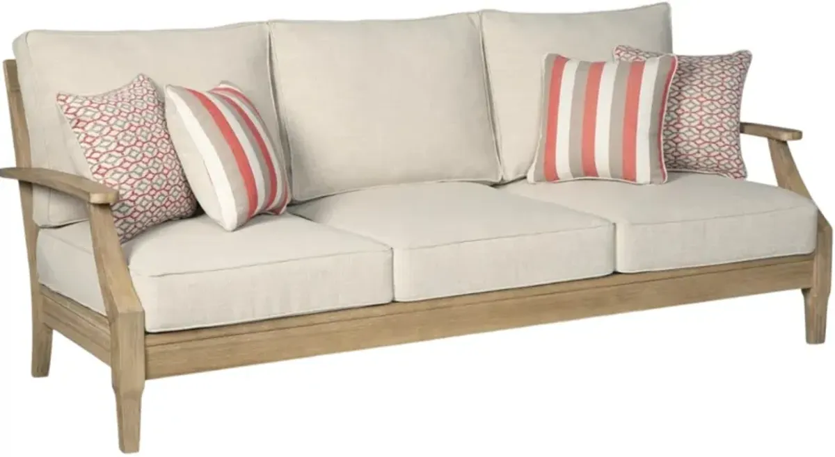 Signature Design by AshleyÂ® Clare View Beige Sofa with Cushion