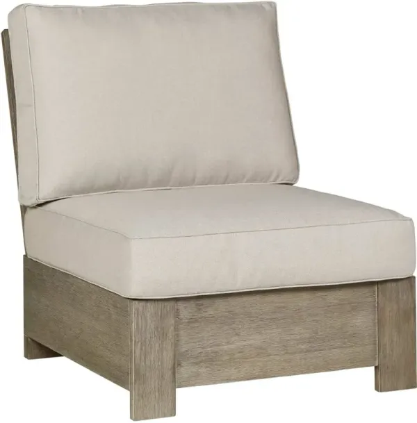 Signature Design by AshleyÂ® Silo Point Brown Outdoor Armless Chair