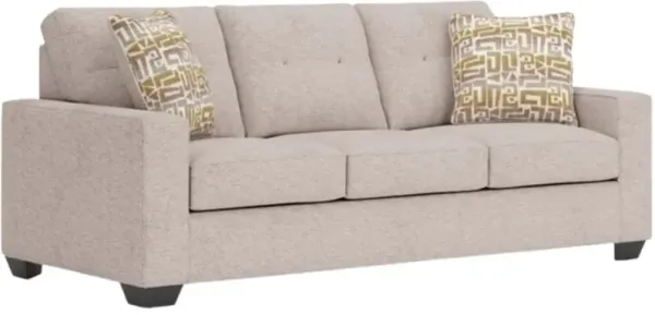 Signature Design by AshleyÂ® Larimer Stone Queen Sofa Sleeper