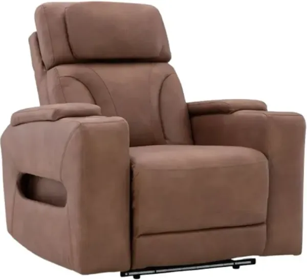 Signature Design by AshleyÂ® Clean-Slate Caramel Power Recliner with Adjustable Headrest