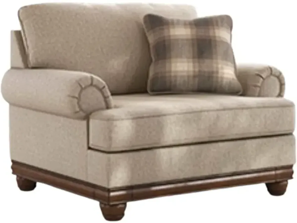 Signature Design by AshleyÂ® Clearbrooke Sandstone Chair and a Half