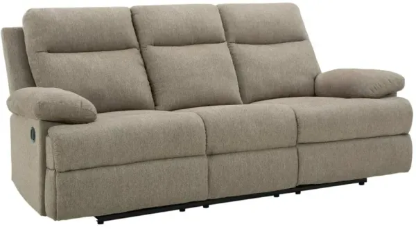 Signature Design by AshleyÂ® Side-Swipe Mocha Manual Reclining Sofa