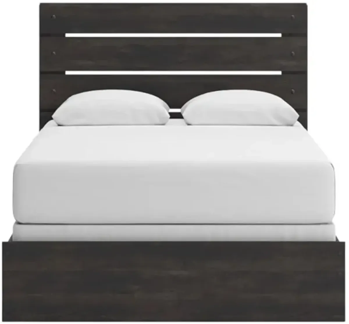 Signature Design by AshleyÂ® Hollivern Dark Gray Queen Panel Bed