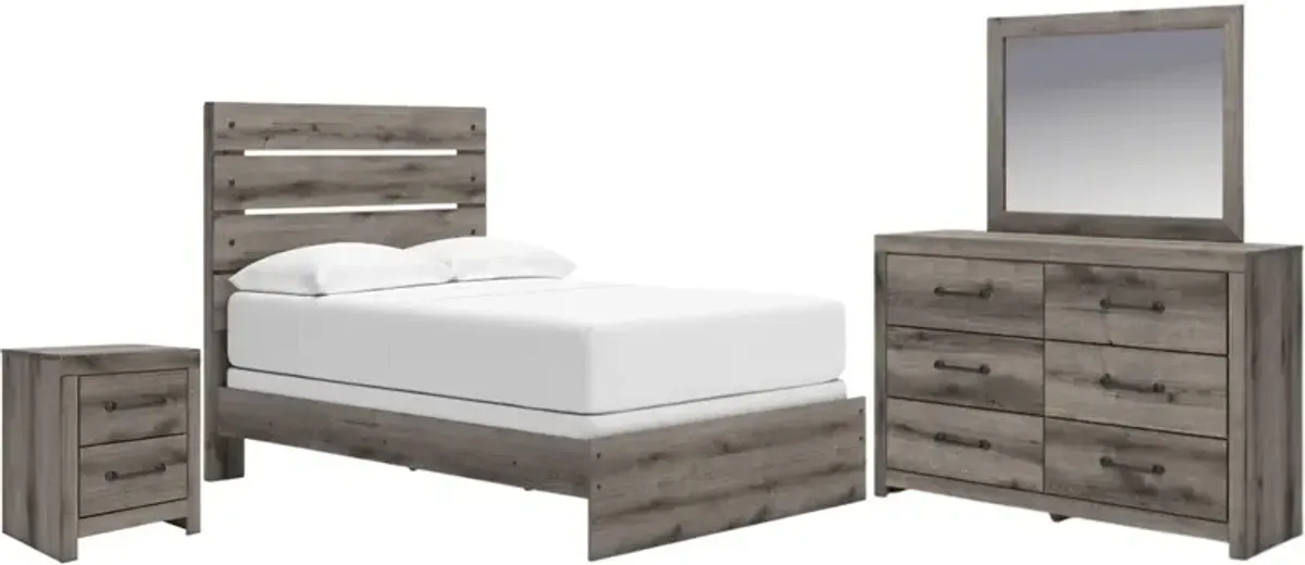 Signature Design by AshleyÂ® Graystorm 4-Piece Brown Gray Full Bedroom Set
