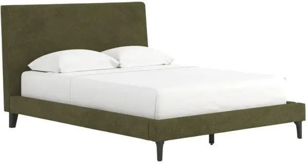 Signature Design by AshleyÂ® Chirason Sage Green Queen Upholstered Panel Bed