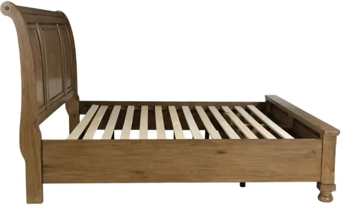 Signature Design by AshleyÂ® Feddinger Medium Brown King Storage Sleigh Bed
