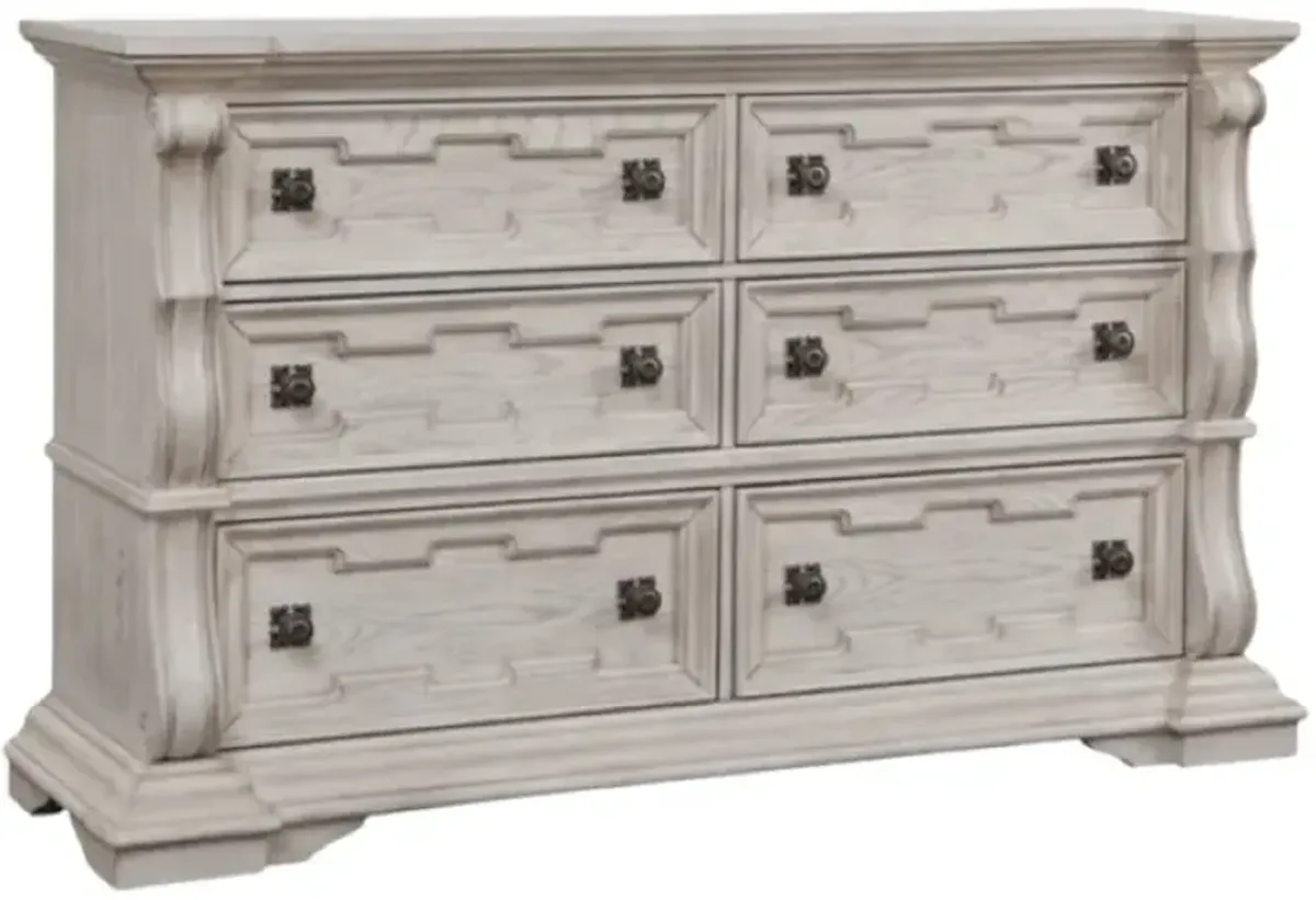 Signature Design by AshleyÂ® Bruchandi Antique White Dresser