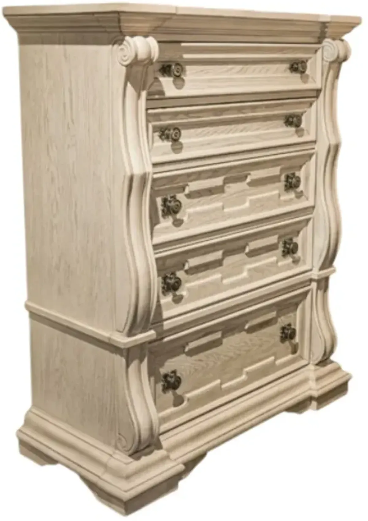 Signature Design by AshleyÂ® Bruchandi Antique White 5-Drawer Chest