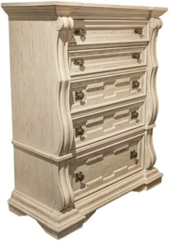 Signature Design by AshleyÂ® Bruchandi Antique White 5-Drawer Chest