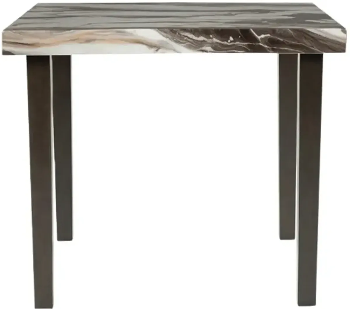 Signature Design by AshleyÂ® Jeshina Beige Counter Table with Dark Brown Base
